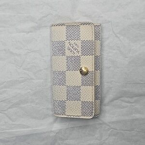 Louis Vuitton Damier Azur Multicle 4 Key Case